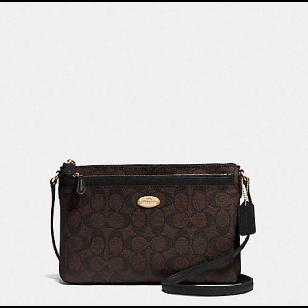 💕 CLASSY COACH CROSSBODY W/POP-UP POUCH
